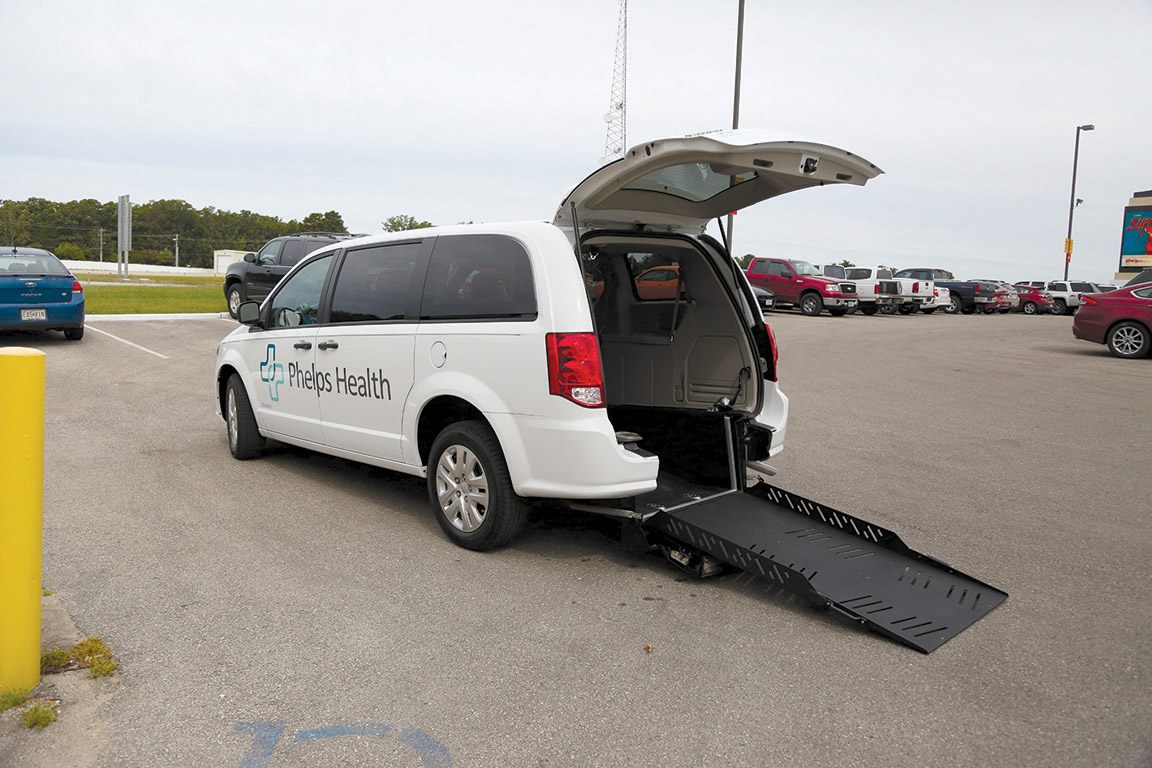 Phelps Health patient transportation van
