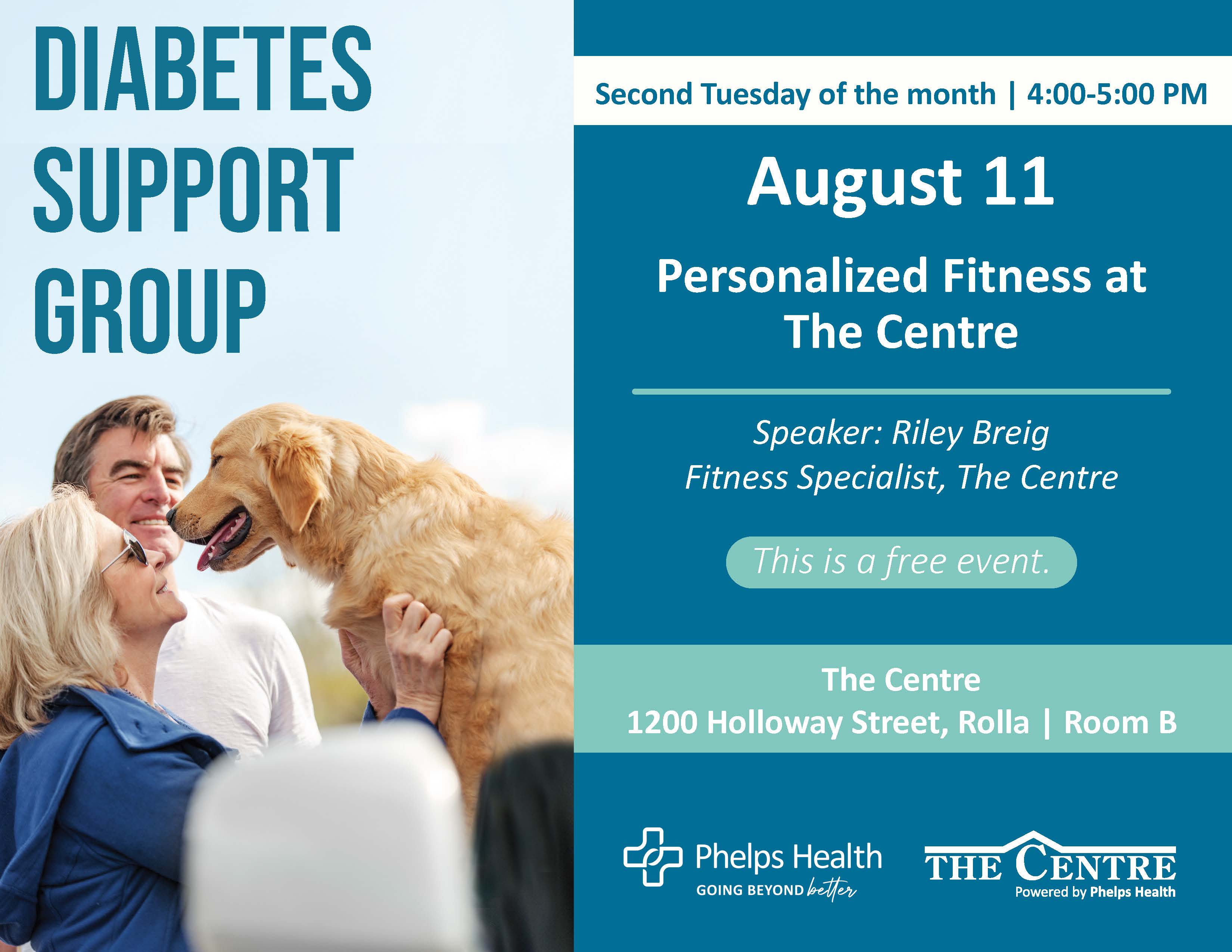 Diabetes support group flyer