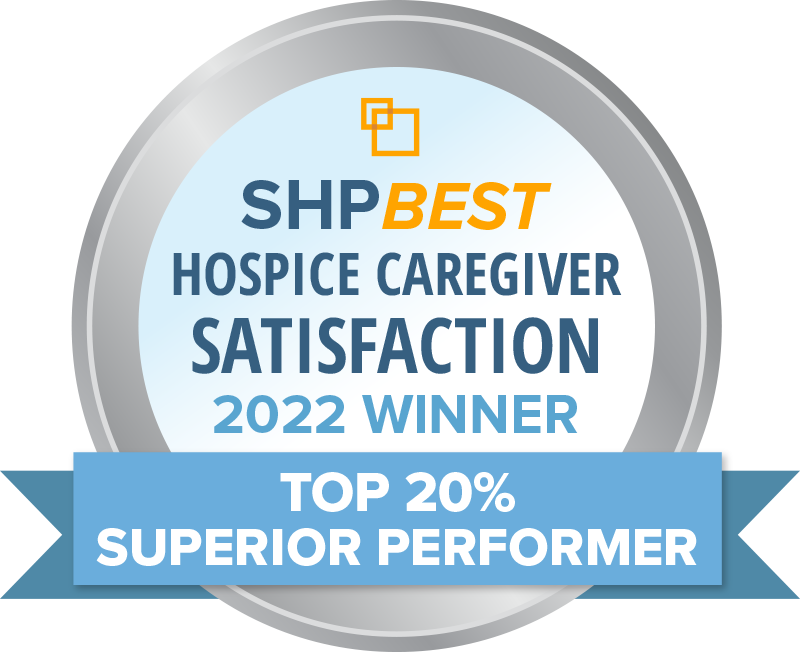 SHP Best Hospice Caregiver Satisfaction winner