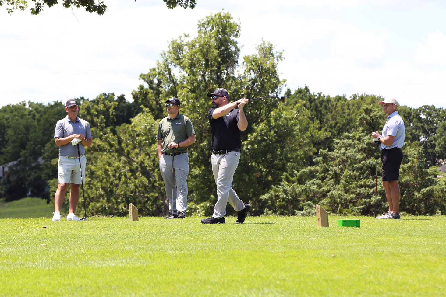 Golfers at the Phelps Health Foundation Annual Charity Golf Tournament
