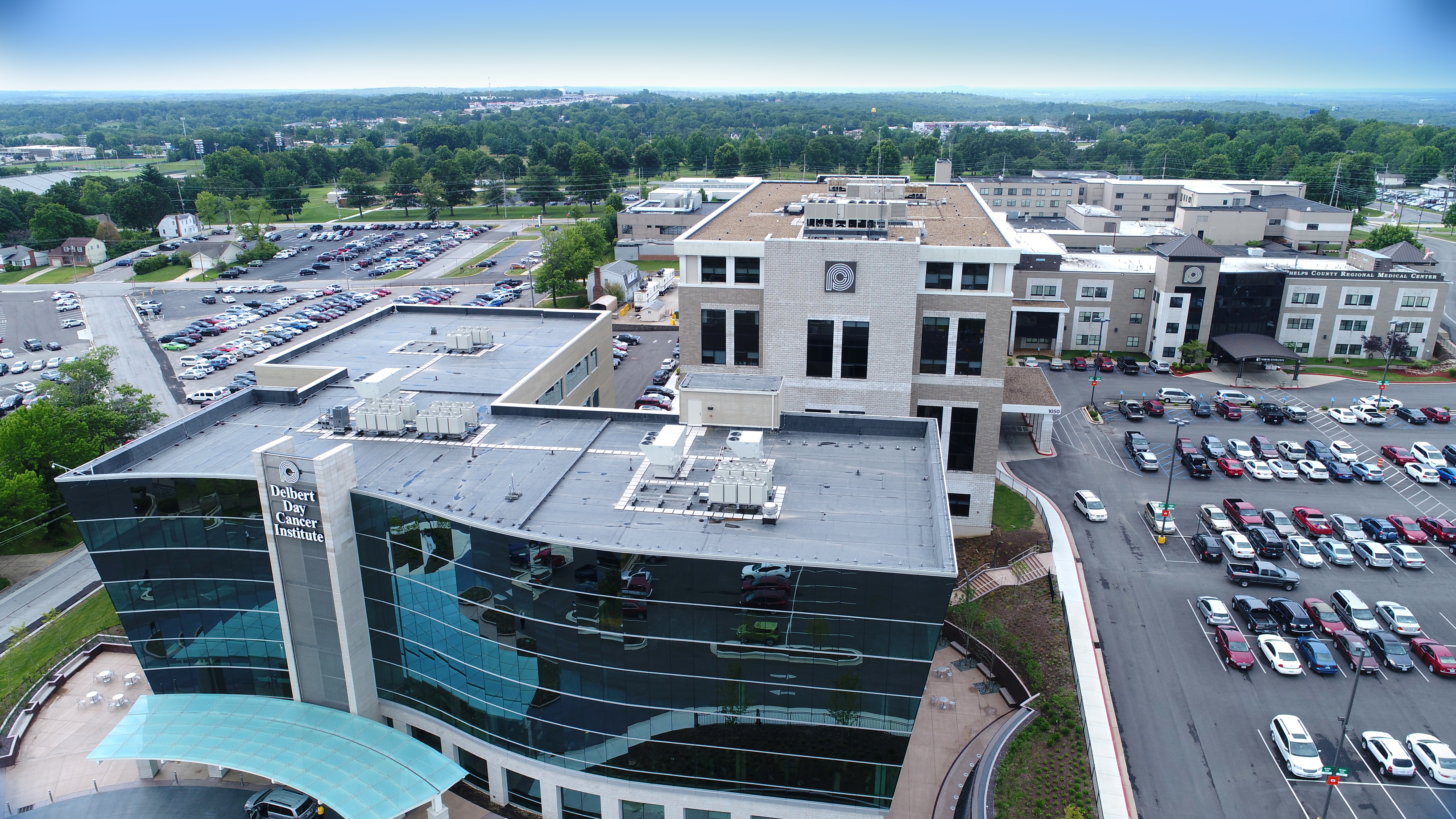 aerial view of campus 2017