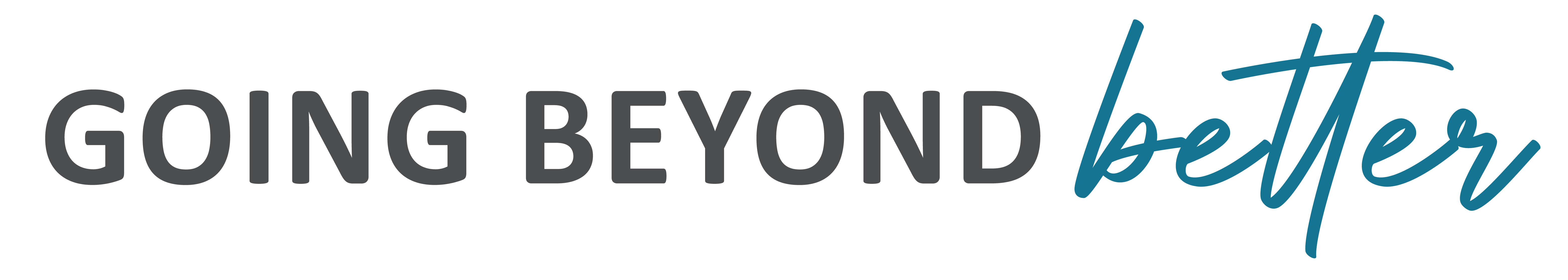 Going Beyond Better Logo