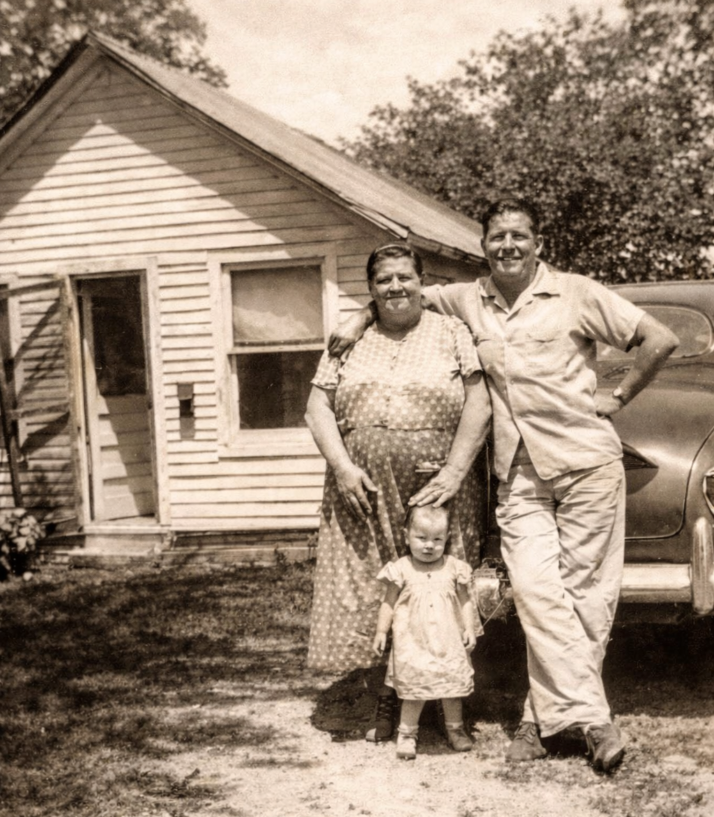 Mary Lou in childhood