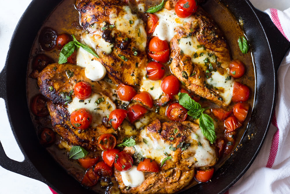 balsamic chicken with tomatoes