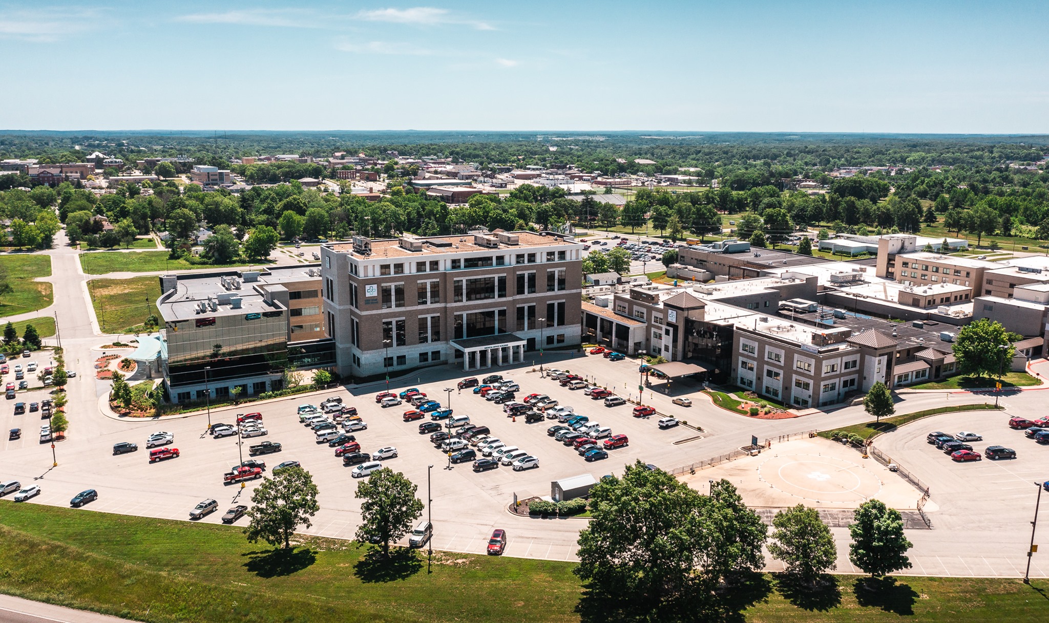 Phelps Health campus aerial view