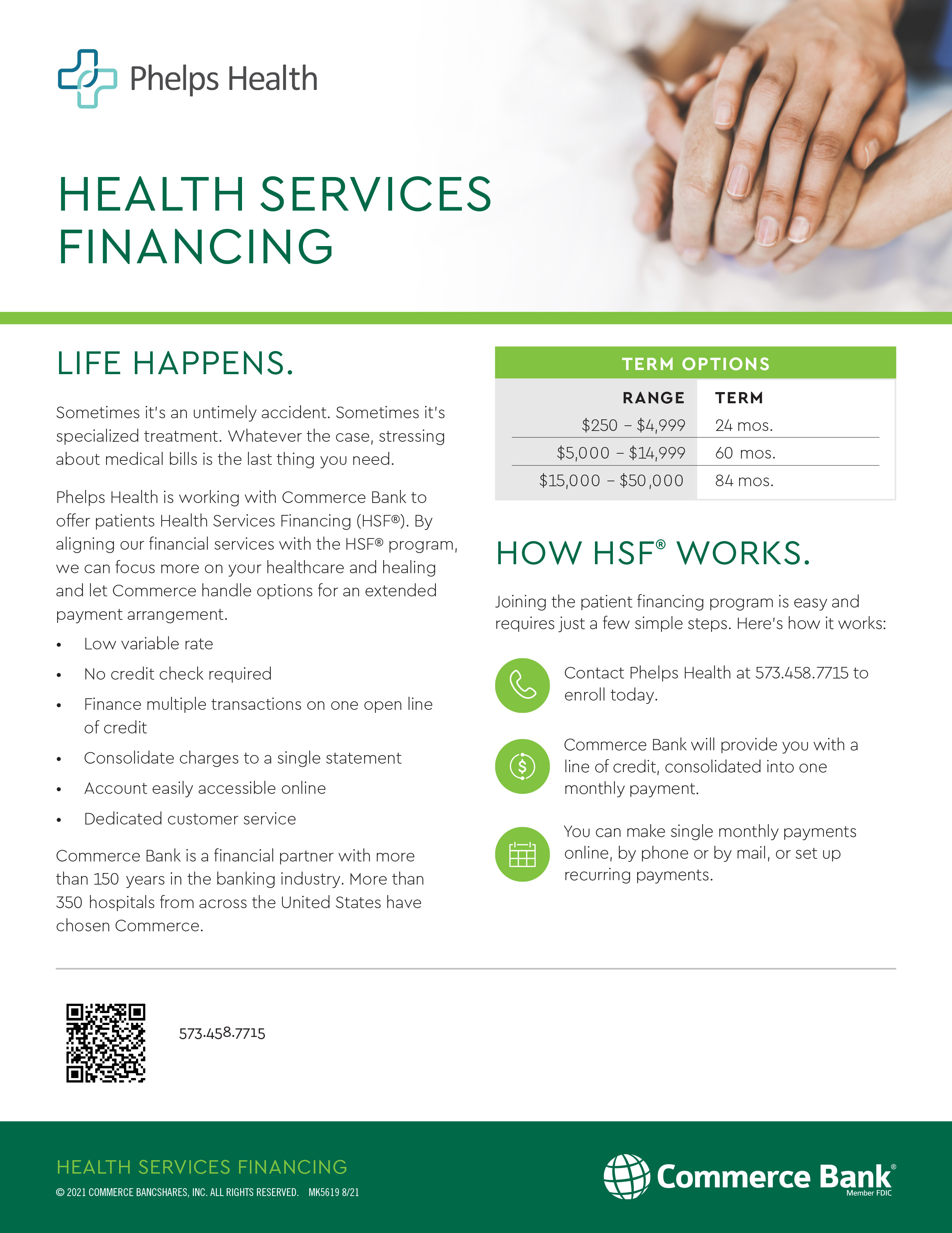 Health Services Financing Flyer