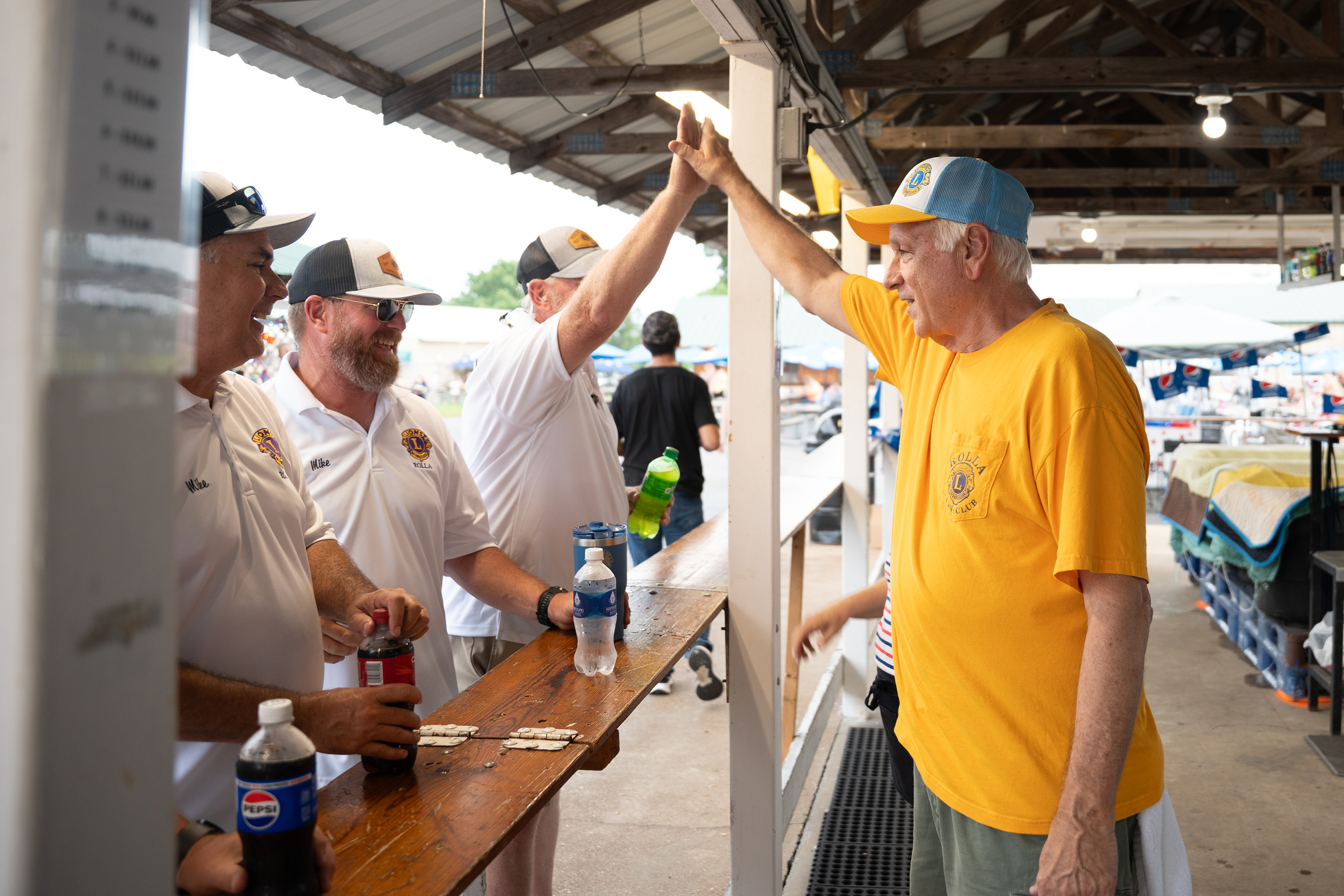 Steve Bowles at Lion's Club Carnival