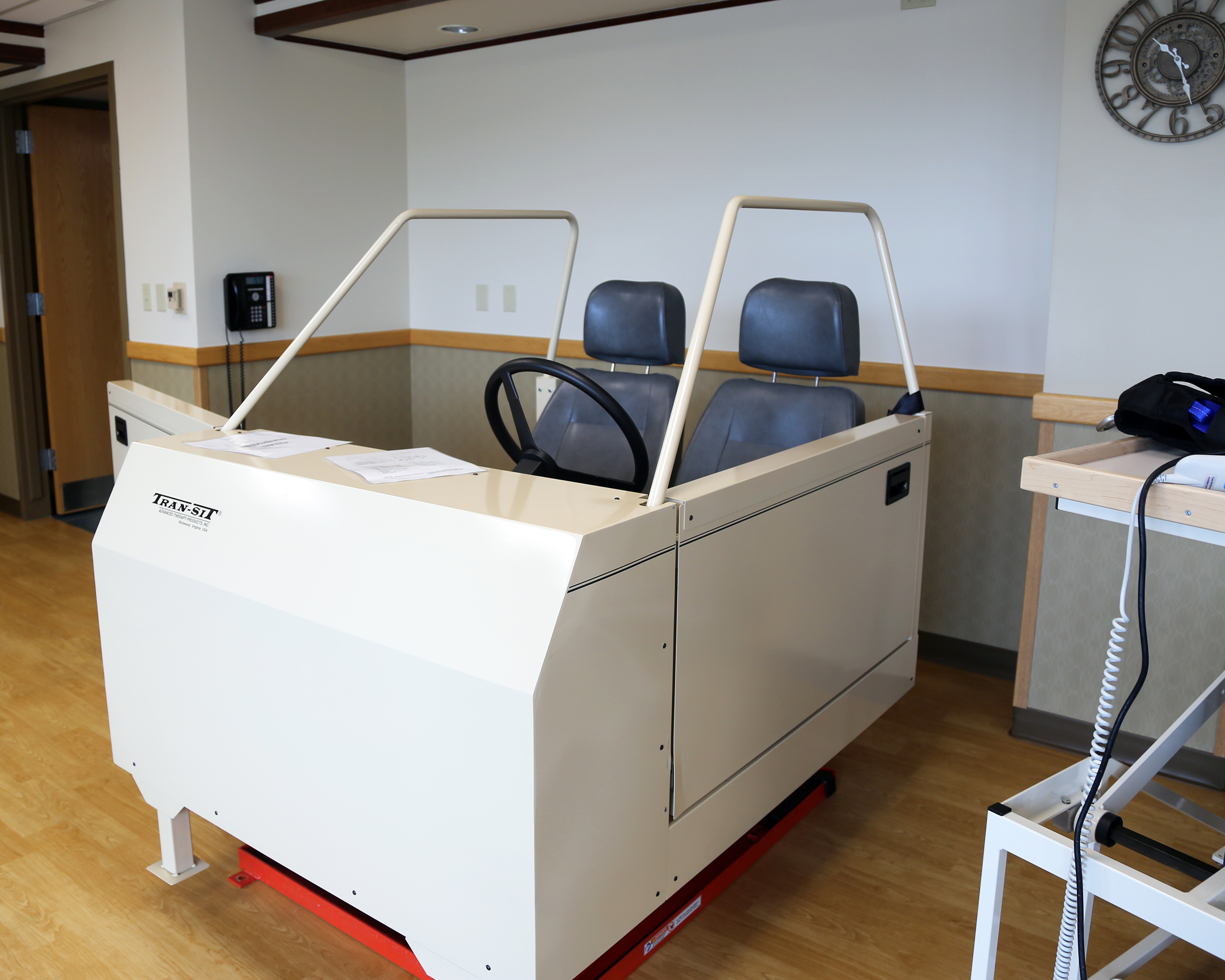 Car simulator for rehab patients