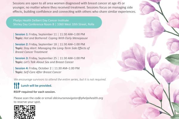 Living Beyond Breast Cancer: Survivor Series flyer 2026