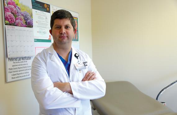 Dr. Nathan Ratchford, is the chief medical officer of Phelps Health Hospital and a gynecologist with Phelps Health Medical Group.