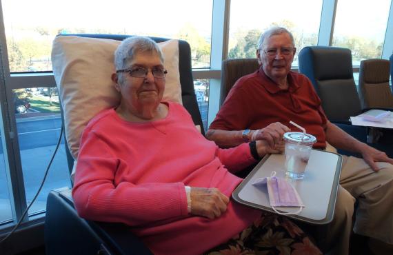 Bob and Carlene May - cancer patients