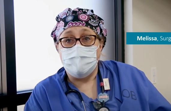 Nurse talks about wearing masks