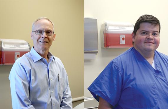 Phelps Health Urologist Dr. Lloyd-Smith and Dr. Leon