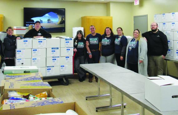 The Phelps Health Mission Possible group sponsors the annual “Basket of Thanksgiving” food drive.