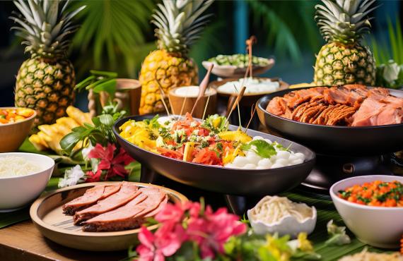 Hawaiian brunch